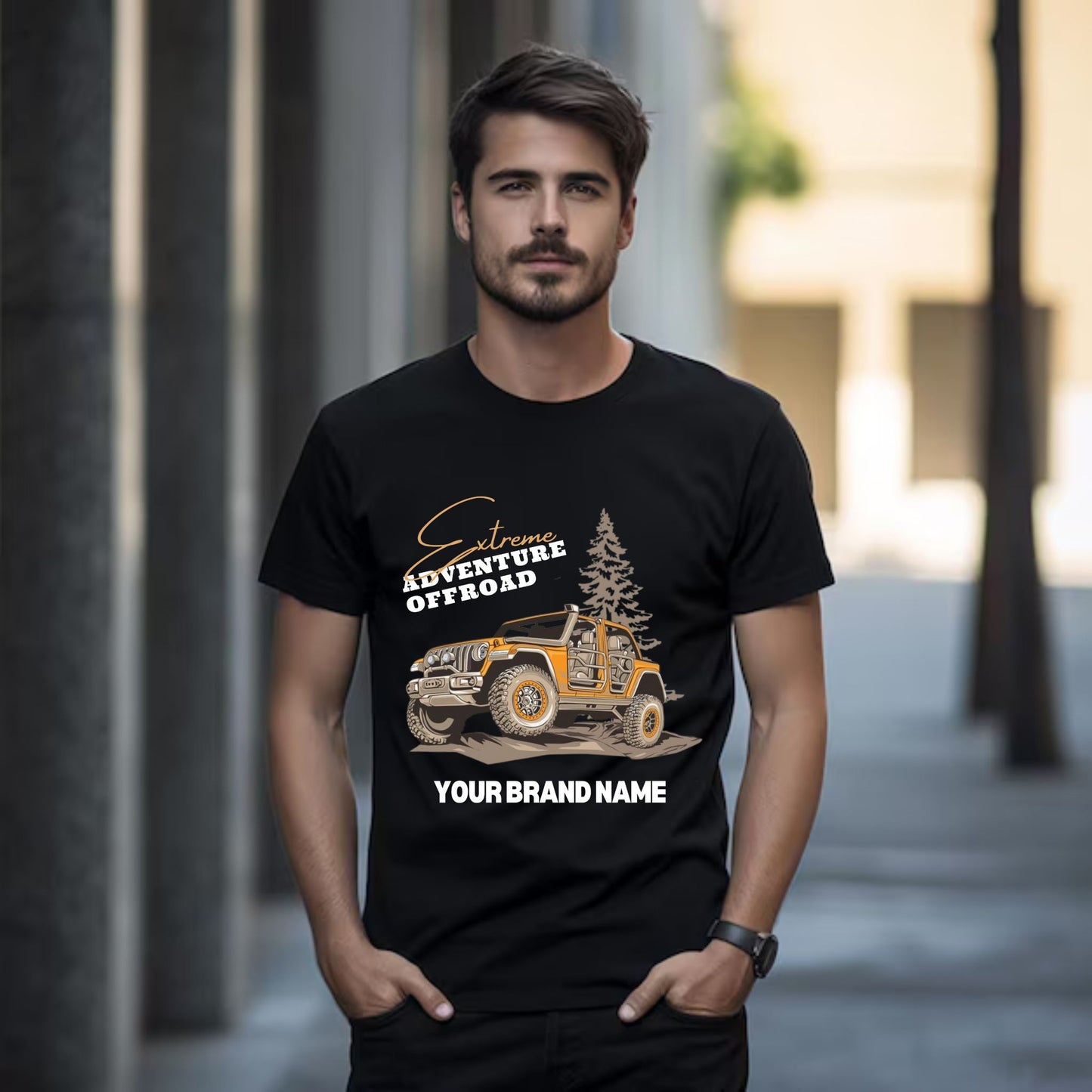 VOZUKO Custom 4x4 Wild Frontier Made-to-Order Gildan Graphic Tee