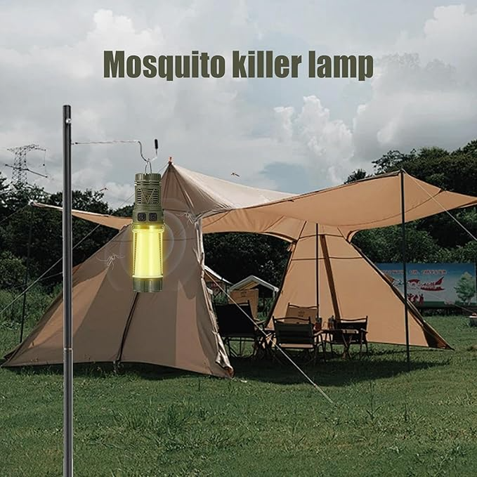 Mosquito UV Bug Insect Zapper Portable Light Lantern Flashlight USB Rechargeable Cordless Electric Mosquito Killer Waterproof Fly Traps Indoor Outdoor