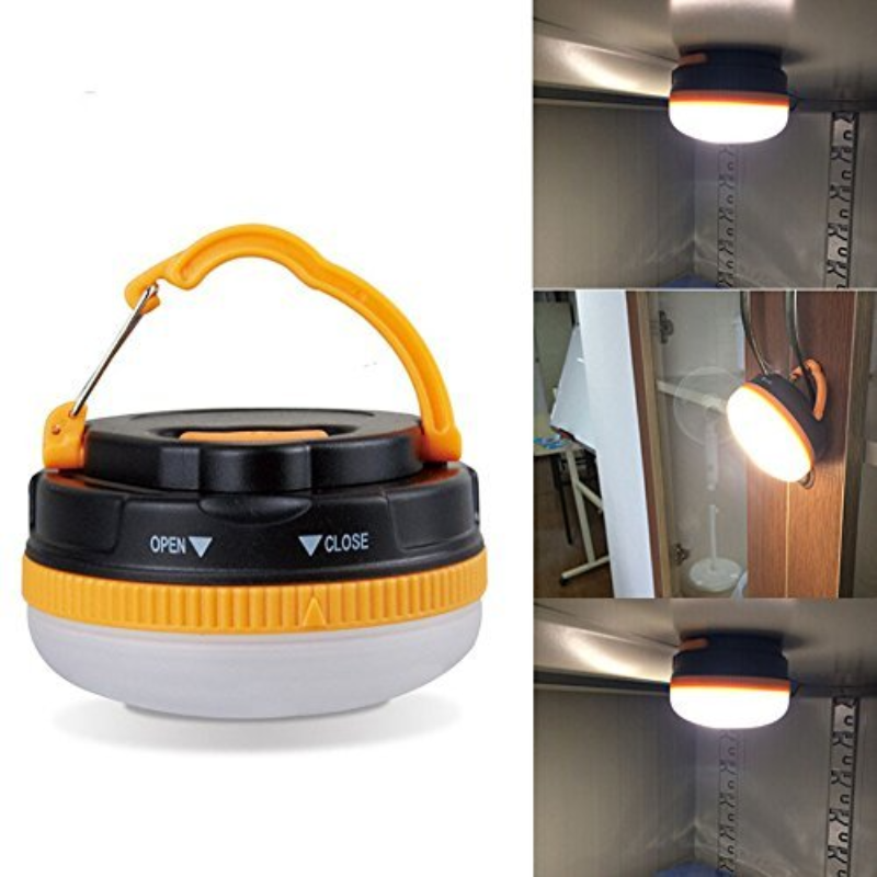COB Tent Lamp LED Portable Lantern Work Light Rechargeable USB Lamp with Rotary Switch & Swivel Magnetic Base
