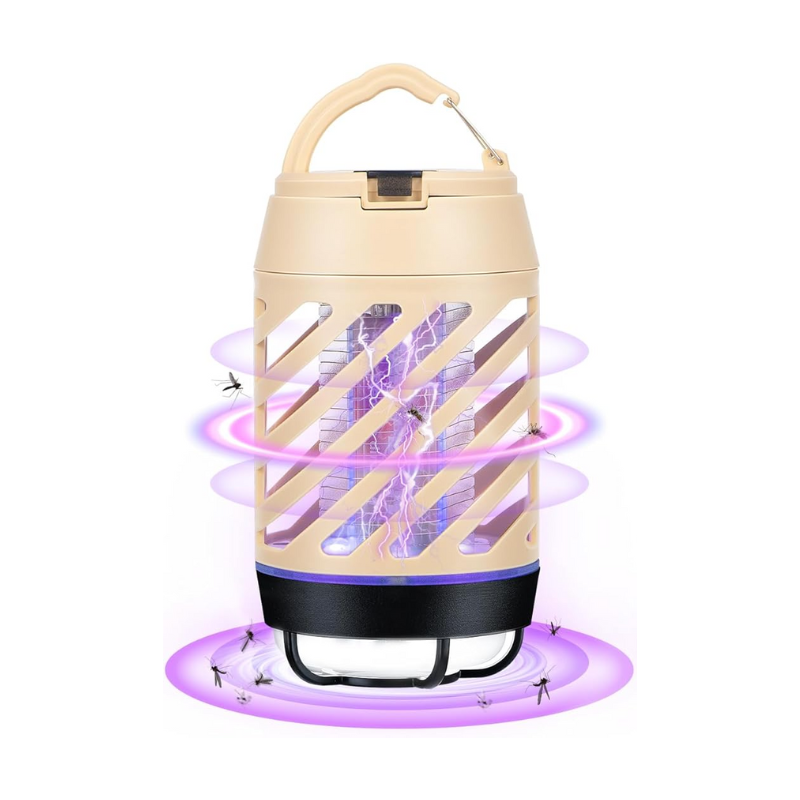 Mosquito UV Bug Insect Zapper Portable Light Lantern Flashlight USB Rechargeable Cordless Electric Mosquito Killer Waterproof Fly Traps Indoor Outdoor