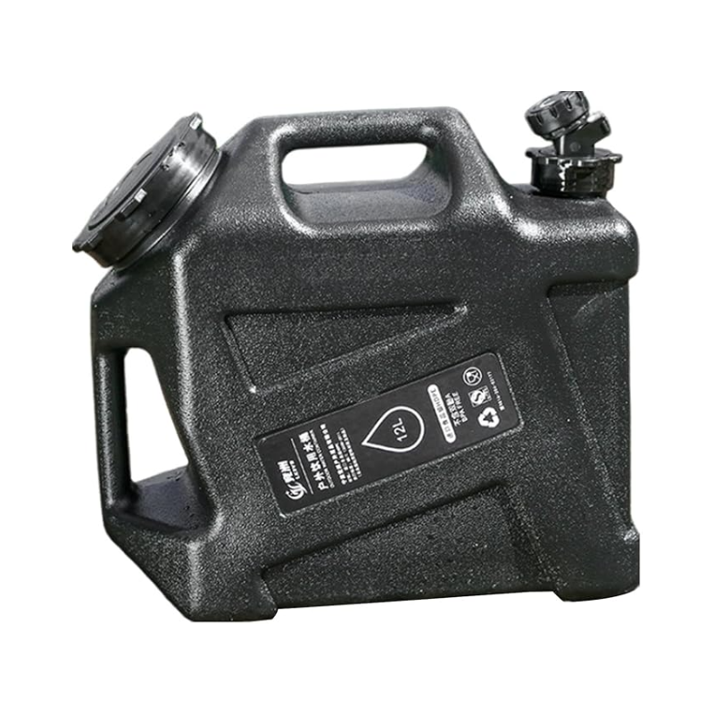 Camping Water Container Large Capacity Outdoor Water Jug Faucet Portable Water Dispenser Carrier for Hiking, Fishing, Large Gym Sports Bottle