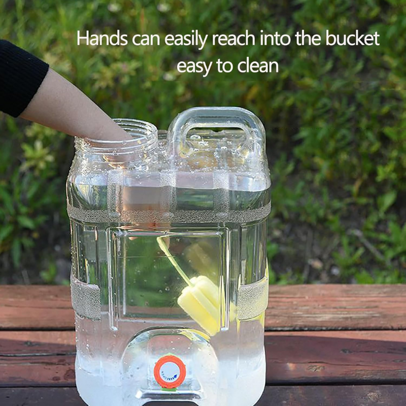 Water Tank Storage Container Camping Supplies Jug with Tap, Water Bucket, Large Drinking Water Tank Outdoor
