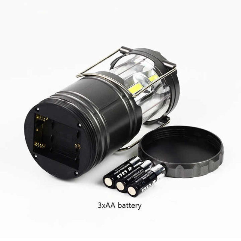 COB Tent Lamp LED Portable Lantern Work Light Rechargeable USB Lamp with Rotary Switch & Swivel Magnetic Base