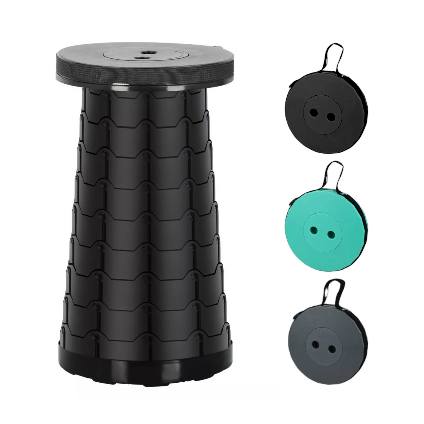 Telescopic Stool Portable Retractable Folding Chair Shoulder Bag Seat Lightweight Collapsible Outdoor Indoor Chair