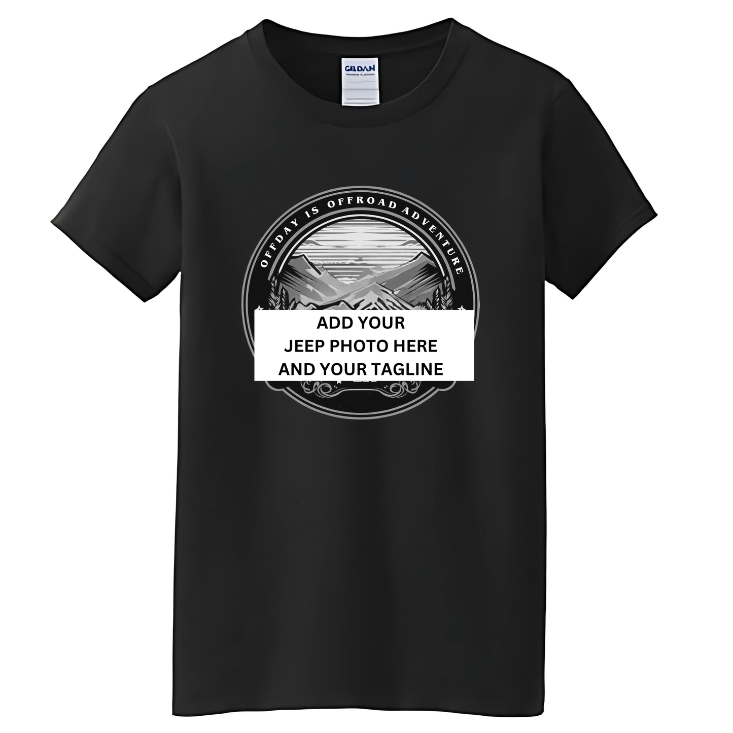 VOZUKO Custom 4x4 Jeep Off-Road Adventure T-Shirt Men Women Made-to-Order Gildan Tee