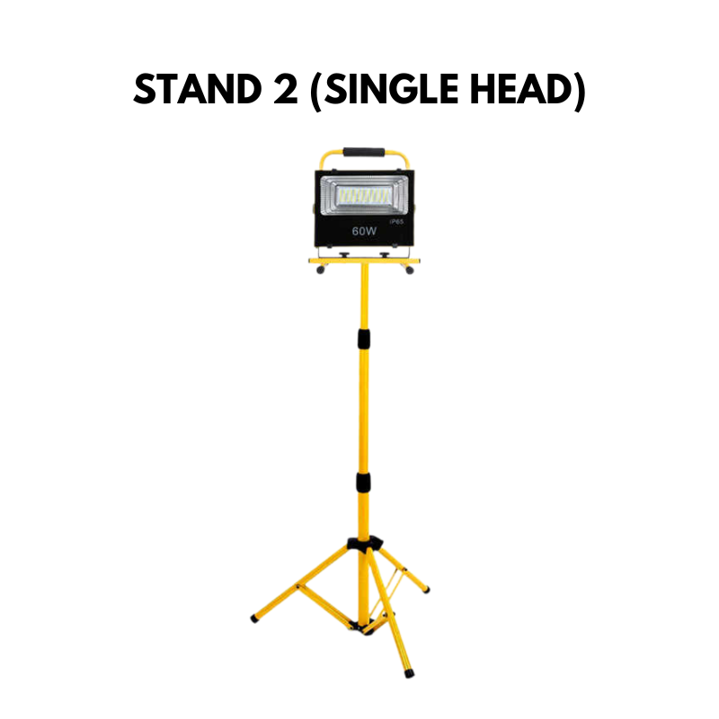 Tripod Telescopic Floodlight Projector Led Flood Lamp Stand Emergency Spotlight Tripods for Outdoor Working Light