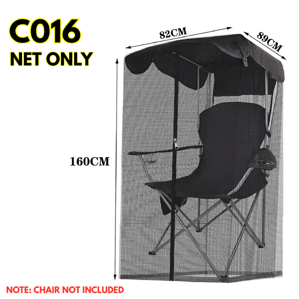 Lightweight Folding Chair with Cup Arm Canopy Sunshade Outdoor Beach Sun Camping Fishing Picnic