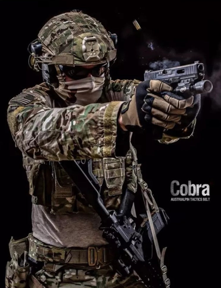 BP257 QR cobra tactical belt with Heavy-Duty Quick-Release Metal Buckle