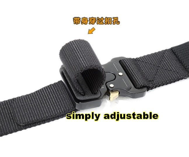 BP257 QR cobra tactical belt with Heavy-Duty Quick-Release Metal Buckle