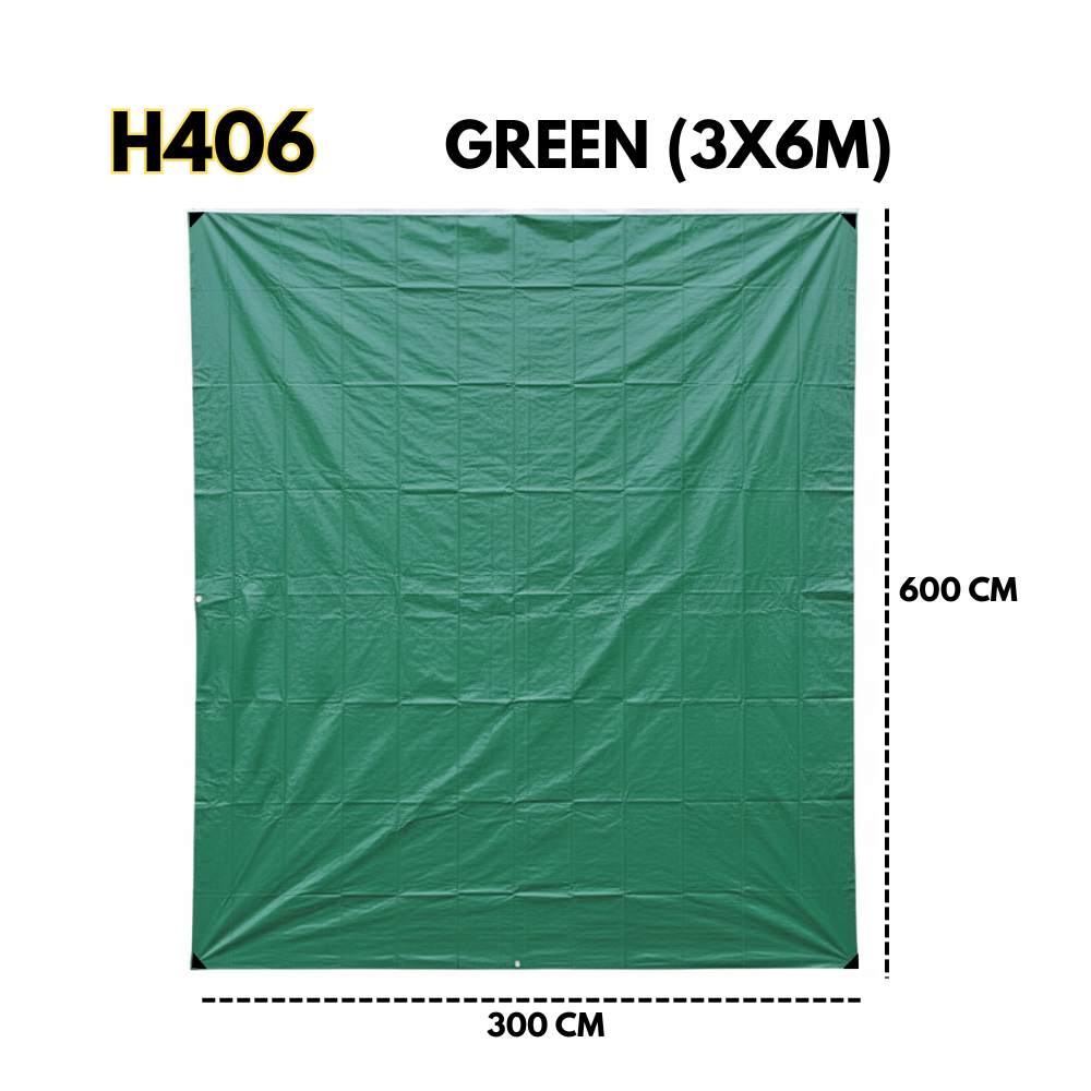 Heavy Duty Transparent PVC Tarpaulin Waterproof Rainproof Windproof Clear Plastic Cover for Patio, Balcony, Greenhouse & Outdoor Shelter