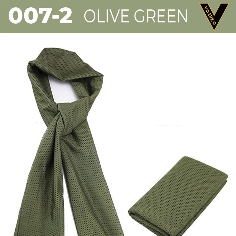 UNISEX Camouflage Scarf Face Veil Sniper Cover Neckerchief Mesh Airsoft Tactical Army 007