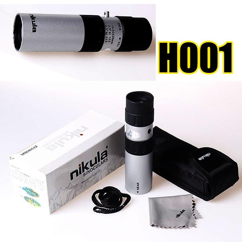 Portable Monocular Telescope Dual Focus Zoom Outdoor Travel Birdwatching