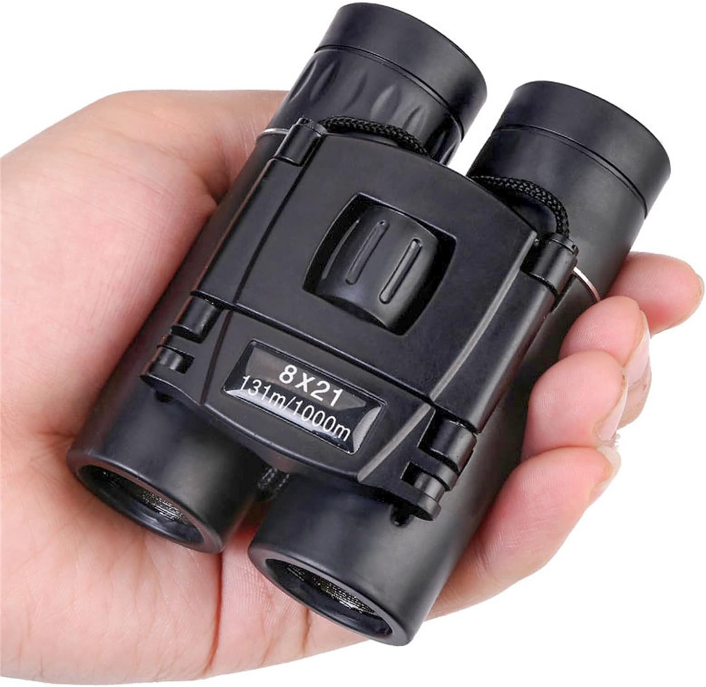 8x21 Compact Binoculars Low Light Outdoor Travel Concert Camping