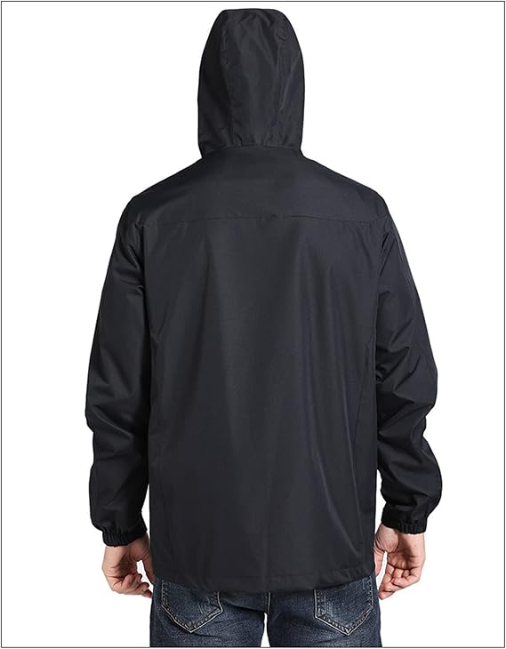 Lightweight Hooded Windbreaker Jacket Waterproof Outdoor Men Women