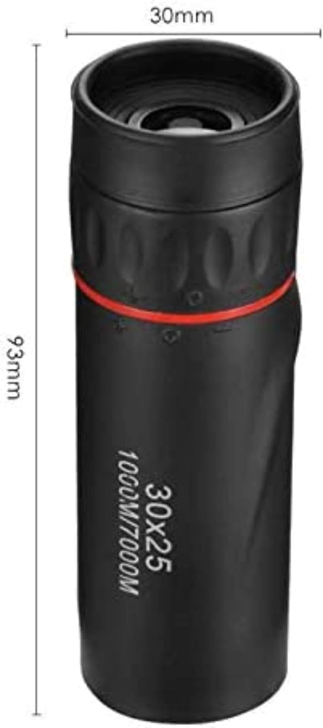 30x25 Portable Monocular Telescope Waterproof HD Outdoor Travel Zoom