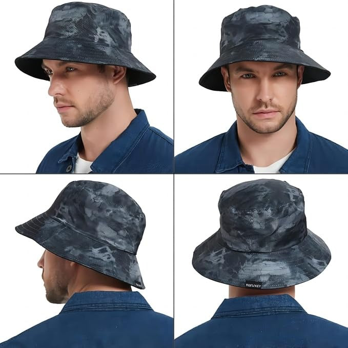 Waterproof Camouflage Boonie Hat Outdoor Oxford Fabric Bucket Hat