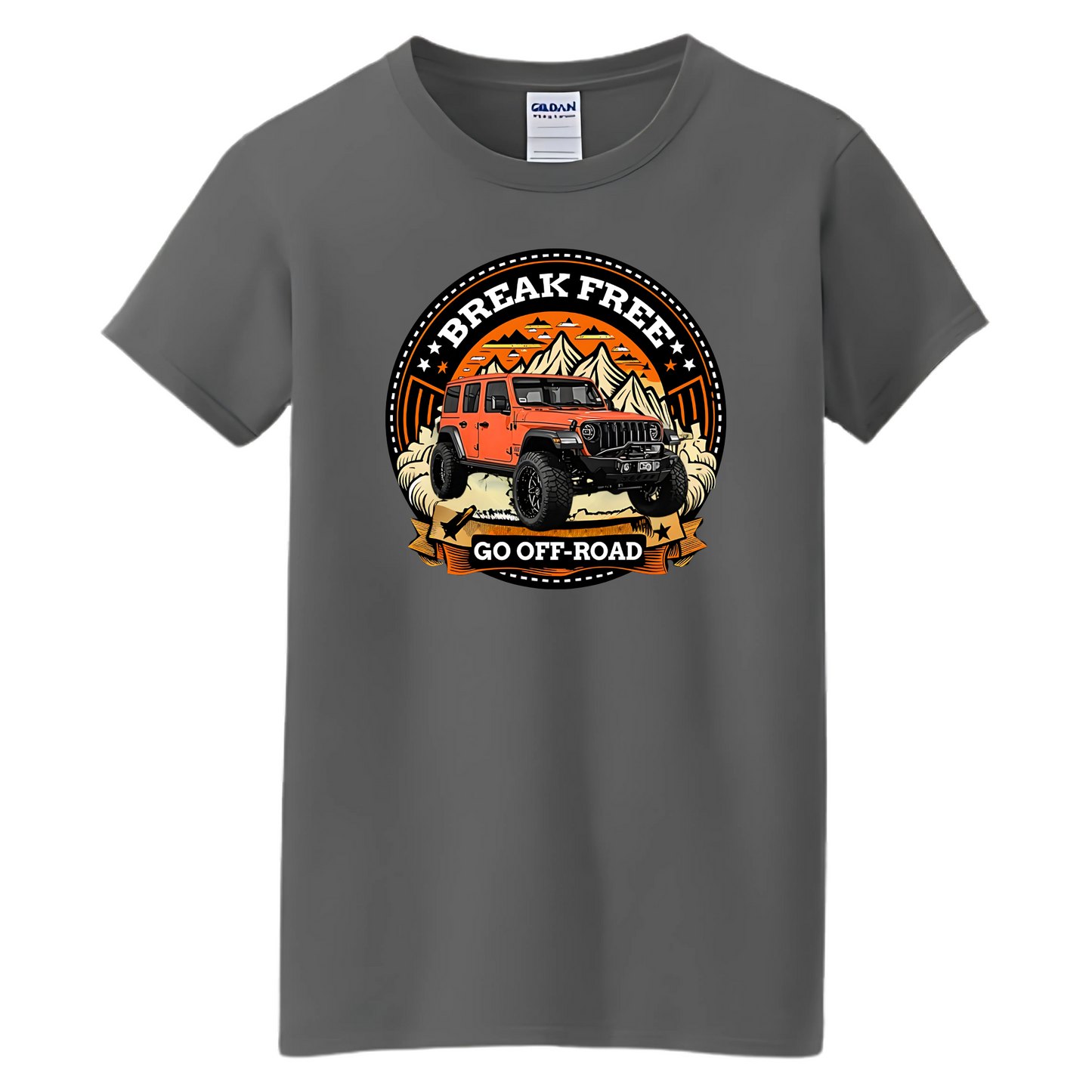 VOZUKO Custom 4x4 Jeep Break Free T Shirt Men Women Made-to-Order Gildan Tee