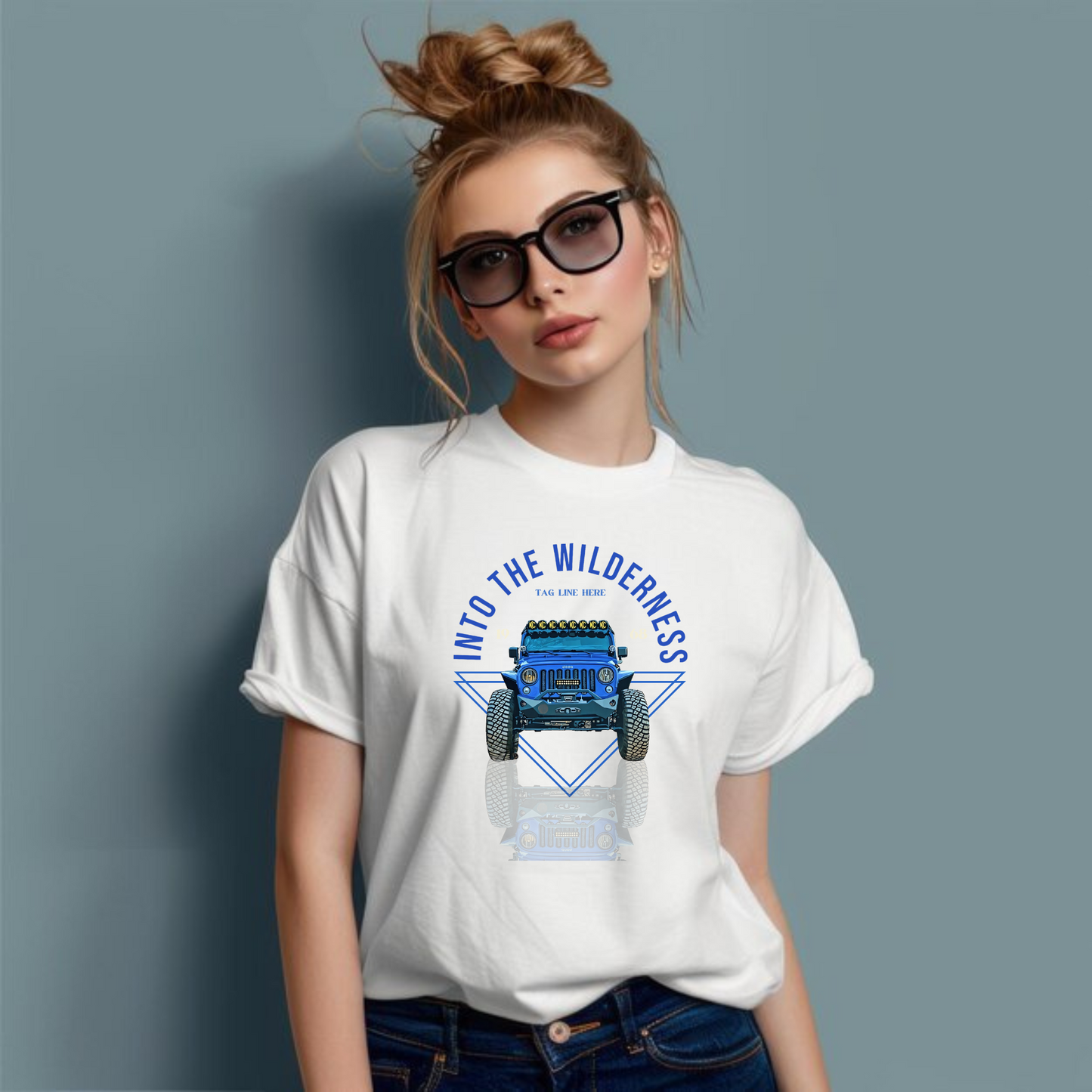 VOZUKO Custom 4x4 Jeep Wilderness T Shirt Men Women Made-to-Order Gildan Tee