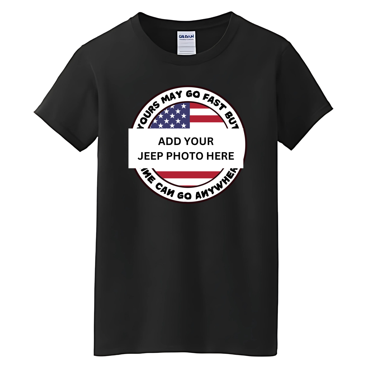 VOZUKO Custom 4x4 Jeep Go Fast T Shirt Men Women Made-to-Order Gildan Tee