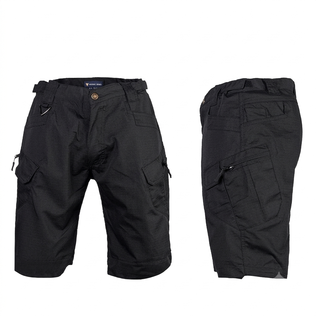 Men's Tactical Cargo Shorts Quick-Dry Water-Resistant Hiking Work Shorts with Multi Pockets for Camping & Outdoor
