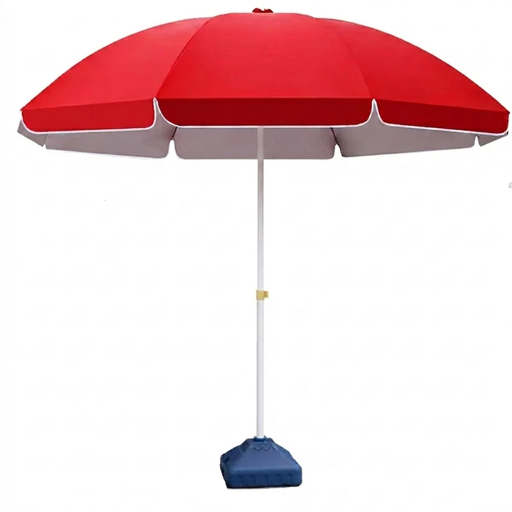 Large-scale Giant Umbrella with Base Stand Big Size Height-adjustable Folding Round Umbrella Portable for Outdoor