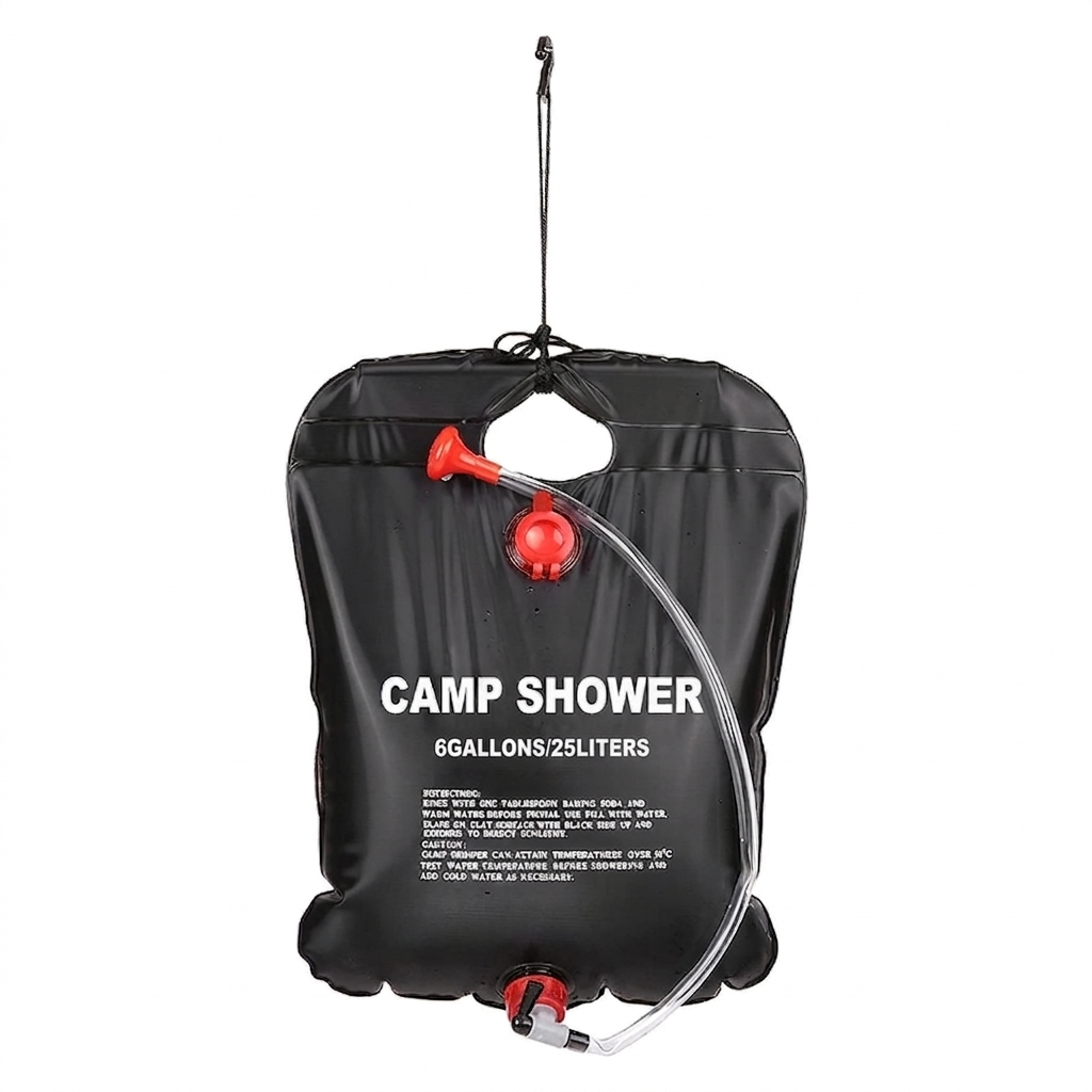 25L Solar Shower Bag Foldable Water Storage Camping Outdoor Travel