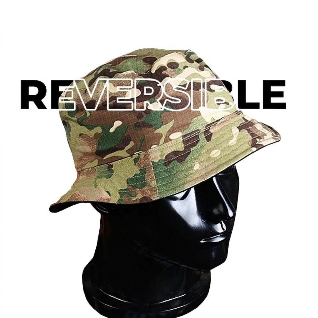 Waterproof Camouflage Boonie Hat Outdoor Oxford Fabric Bucket Hat