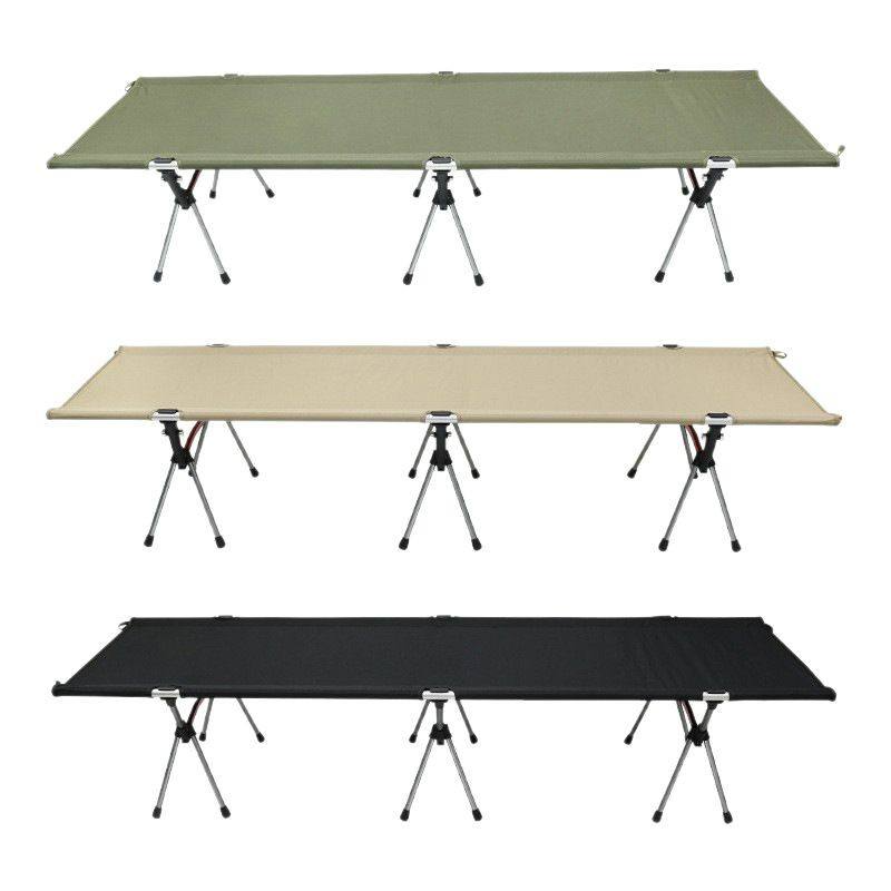 Ultralight Folding Camping Cot Adjustable Outdoor Bed Heavy Duty