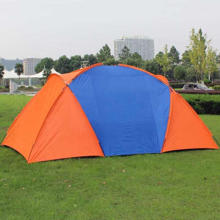 Multifunctional Outdoor Camping Tent 2 Bedrooms Double Tent Waterproof UV Light Protection Large Family Beach Picnic