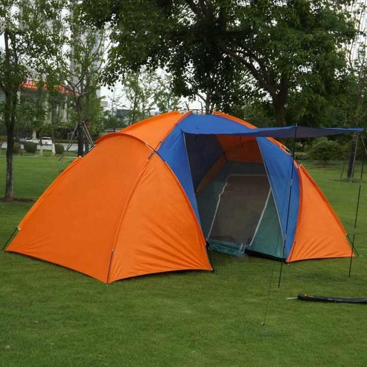 Multifunctional Outdoor Camping Tent 2 Bedrooms Double Tent Waterproof UV Light Protection Large Family Beach Picnic