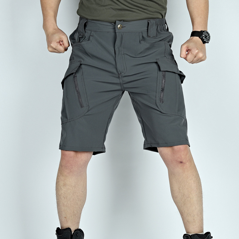 Men's iX9 Stretch Tactical Shorts Quick-Dry Lightweight Breathable Multi-Pocket Cargo Shorts for Summer, Hiking & Work
