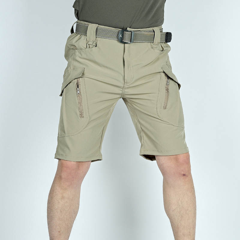 Men's iX9 Stretch Tactical Shorts Quick-Dry Lightweight Breathable Multi-Pocket Cargo Shorts for Summer, Hiking & Work