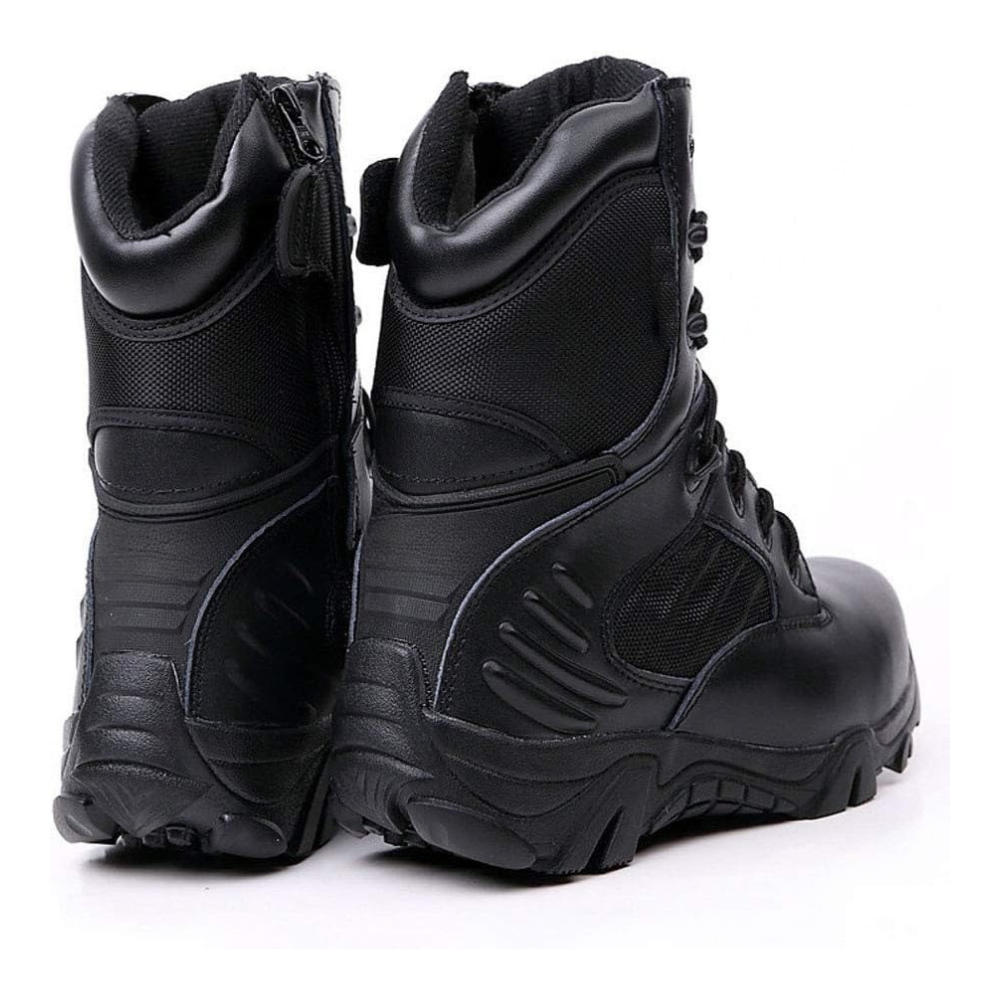 Black Tactical Combat Boots Outdoor Military Work Shoes