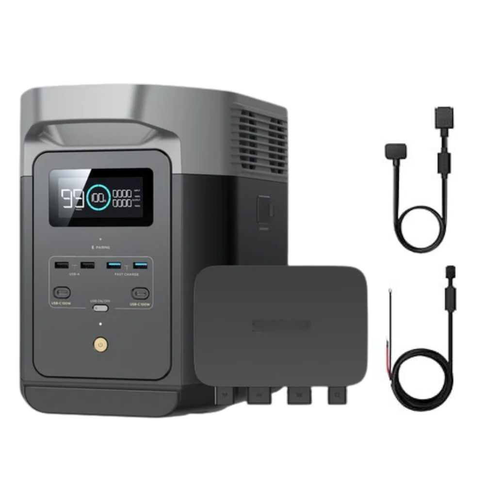 High-Power 800W Alternator Car Charger 3-in-1 Fast DC-DC Portable Power Stations Jump Starter 1kWh 1.3 Hours