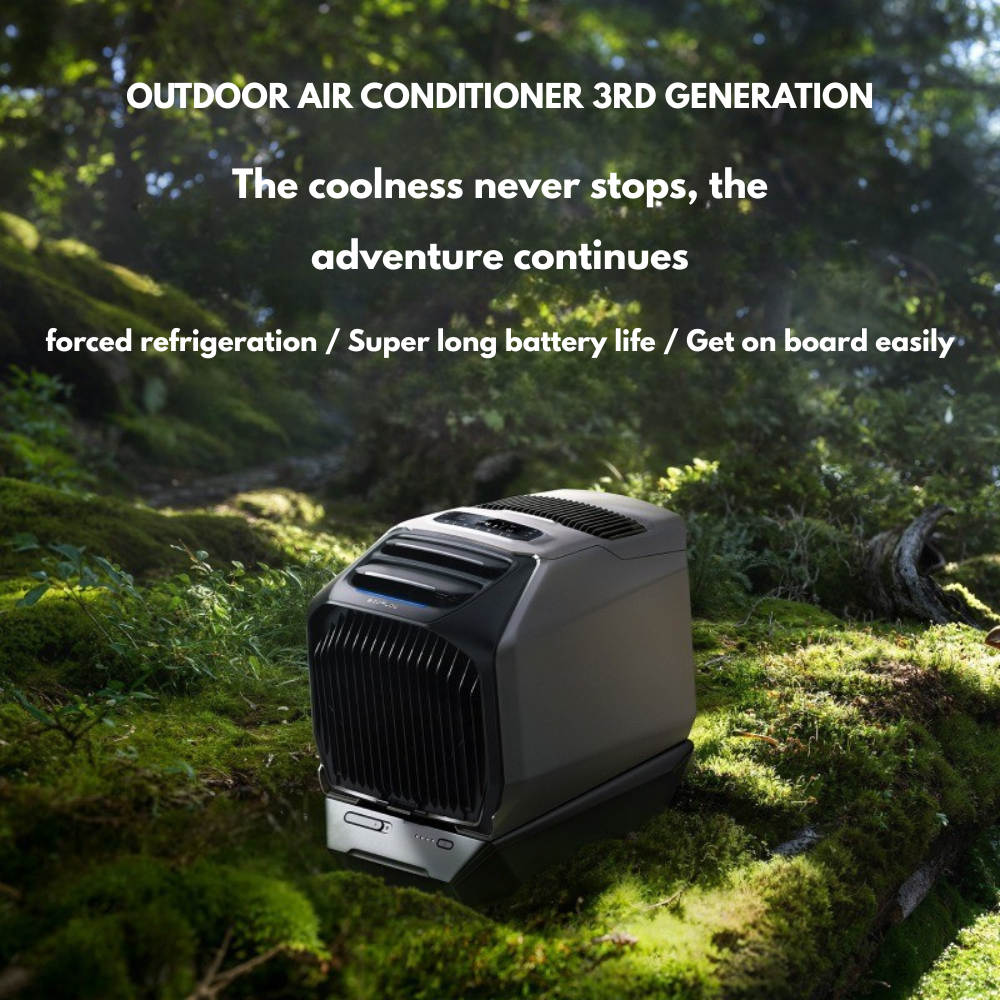 Portable Air Conditioner Outdoor Vehicle Cooling and Heating Compact 1HP Inverter Type Camping Travelling