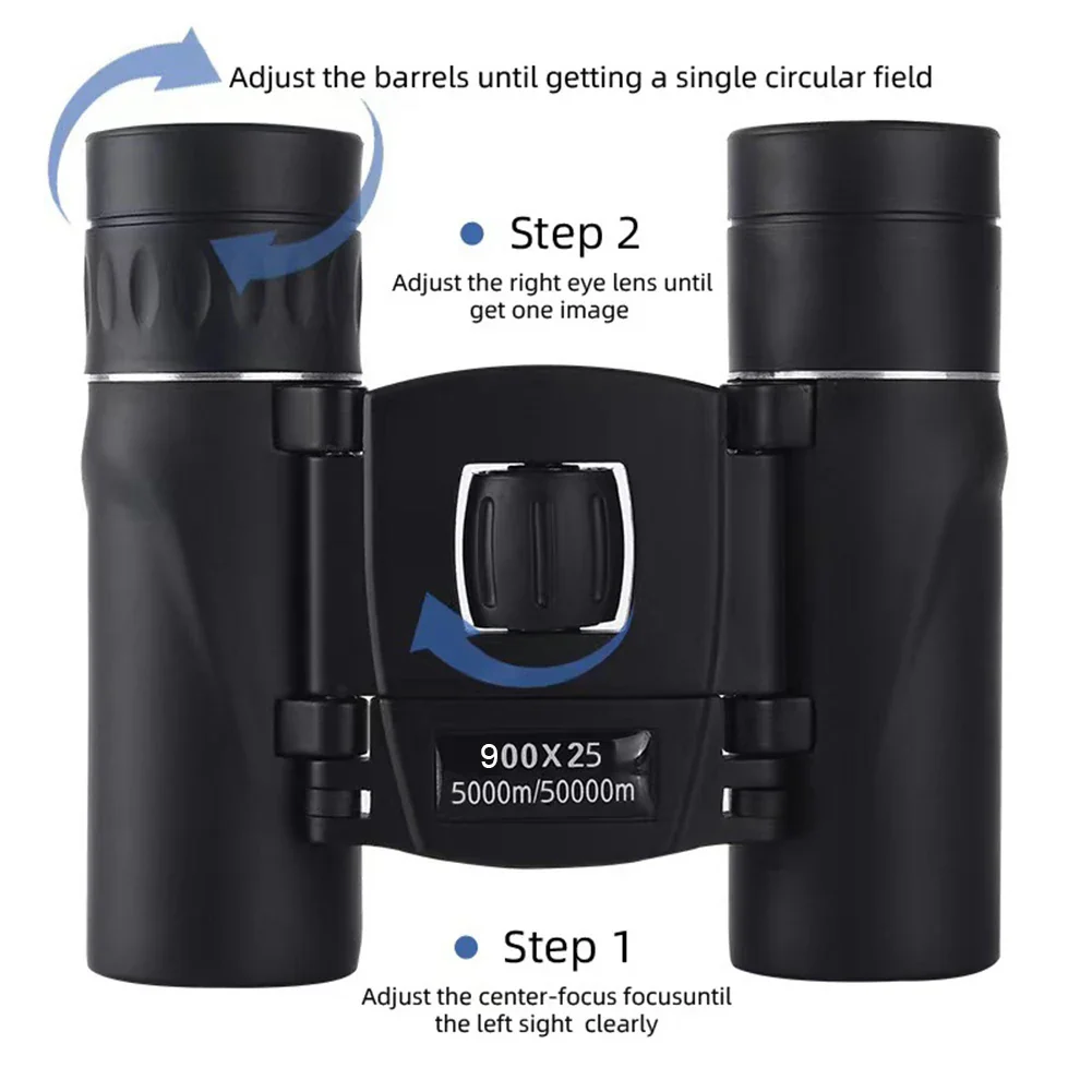 8x21 Compact Binoculars Low Light Outdoor Travel Concert Camping