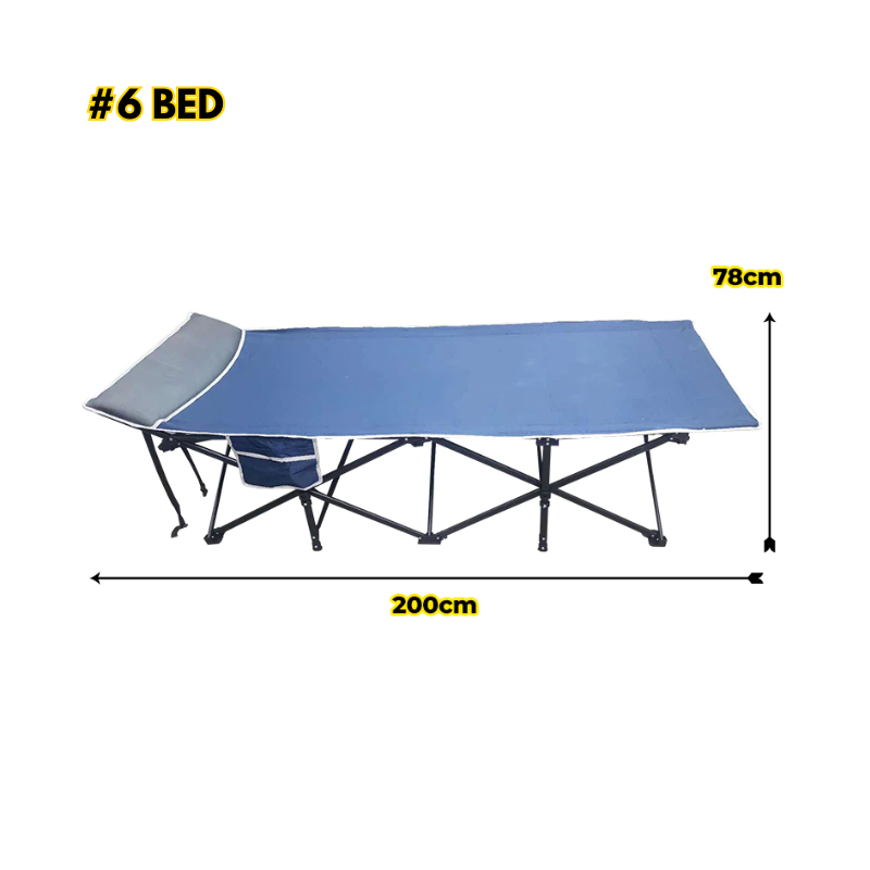 Sleeping Foldable Bed Camping Folding Lightweight Single Bed Outdoor