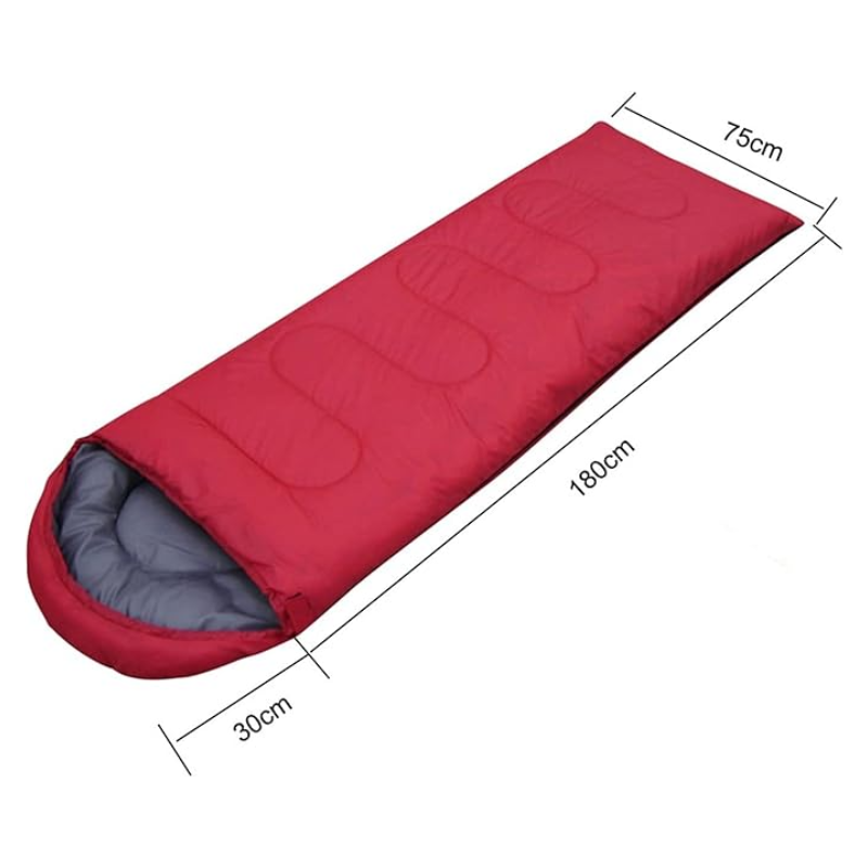 Ultralight Sleeping Bag 3 Seasons Travel Sheets Portable Outdoor Hooded Sleep Sack Hiking Camping