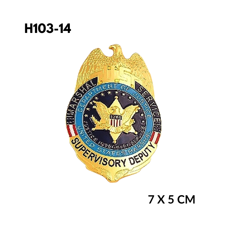 FBI Special Agent Police Hitler Award Pins Copper Badges Emblems Collectibles Metal Perfect for Gifts