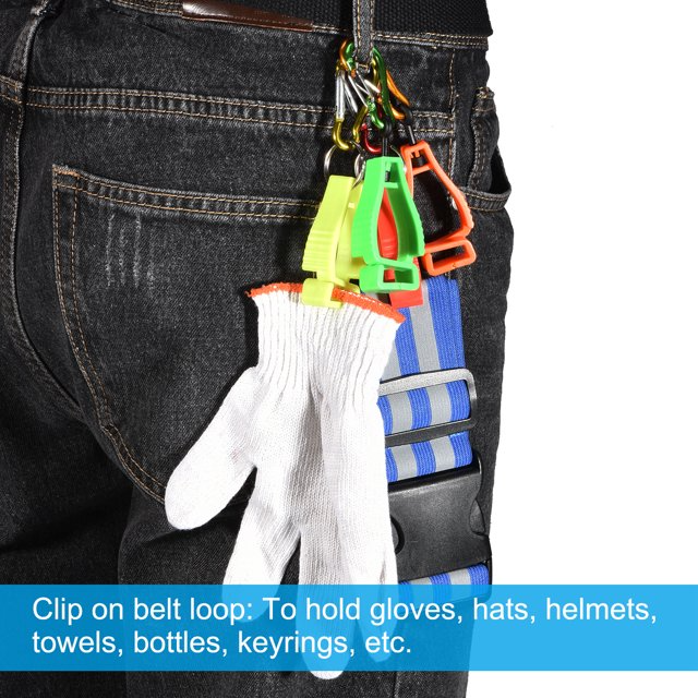 Safety Glove Clip Holder Heavy Duty Glove Grabber Catcher for Gloves, Helmet, Towel & Safety Glasses