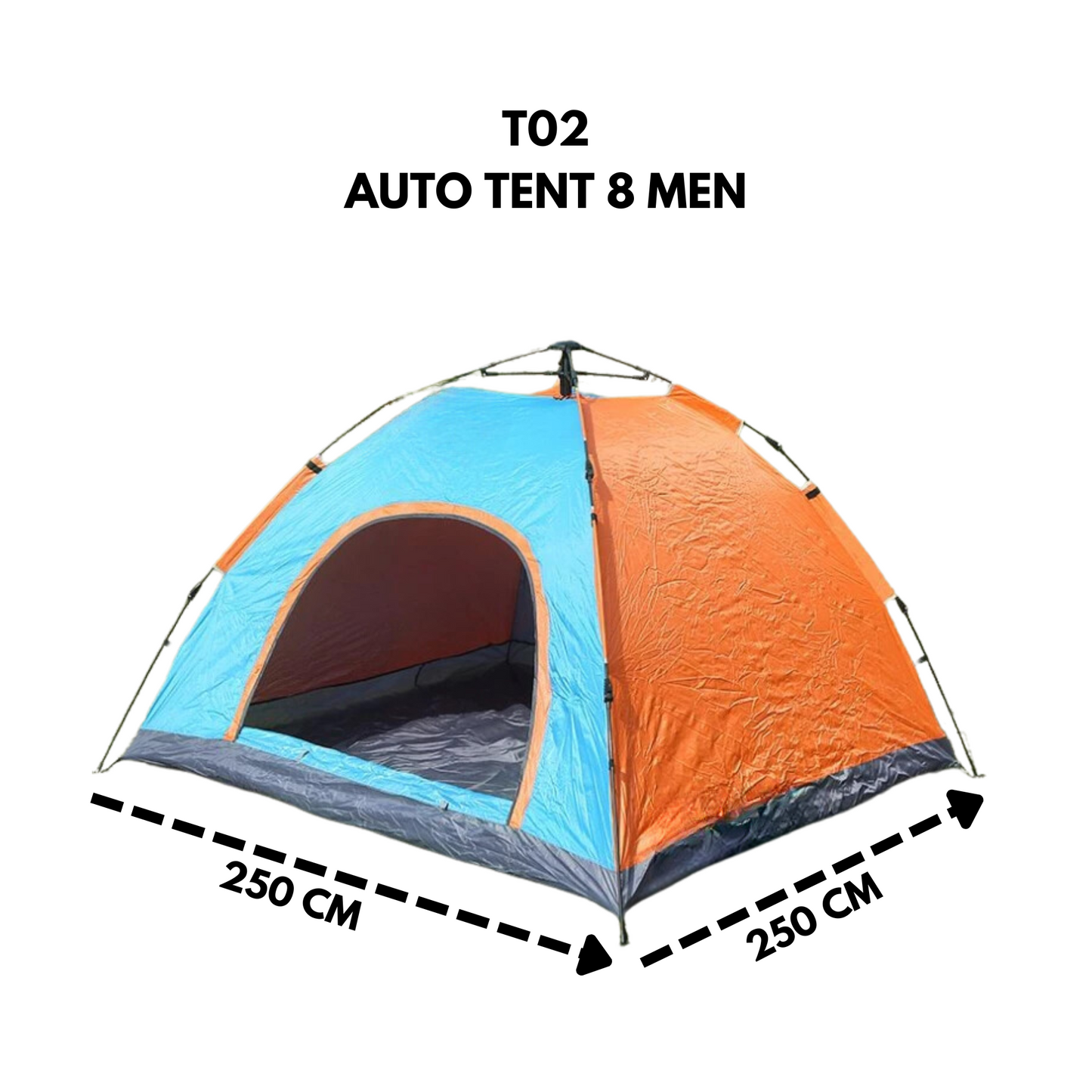 Automatic Hydraulic Family Tents, Waterproof and Windproof Backpacking Tents Easy to Install