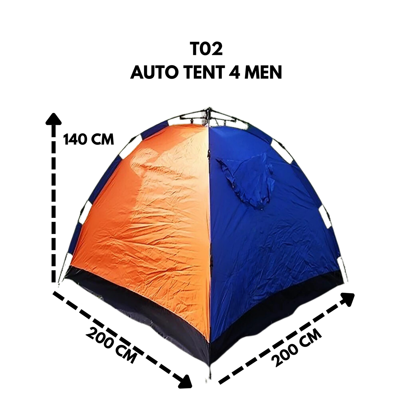 Automatic Hydraulic Family Tents, Waterproof and Windproof Backpacking Tents Easy to Install