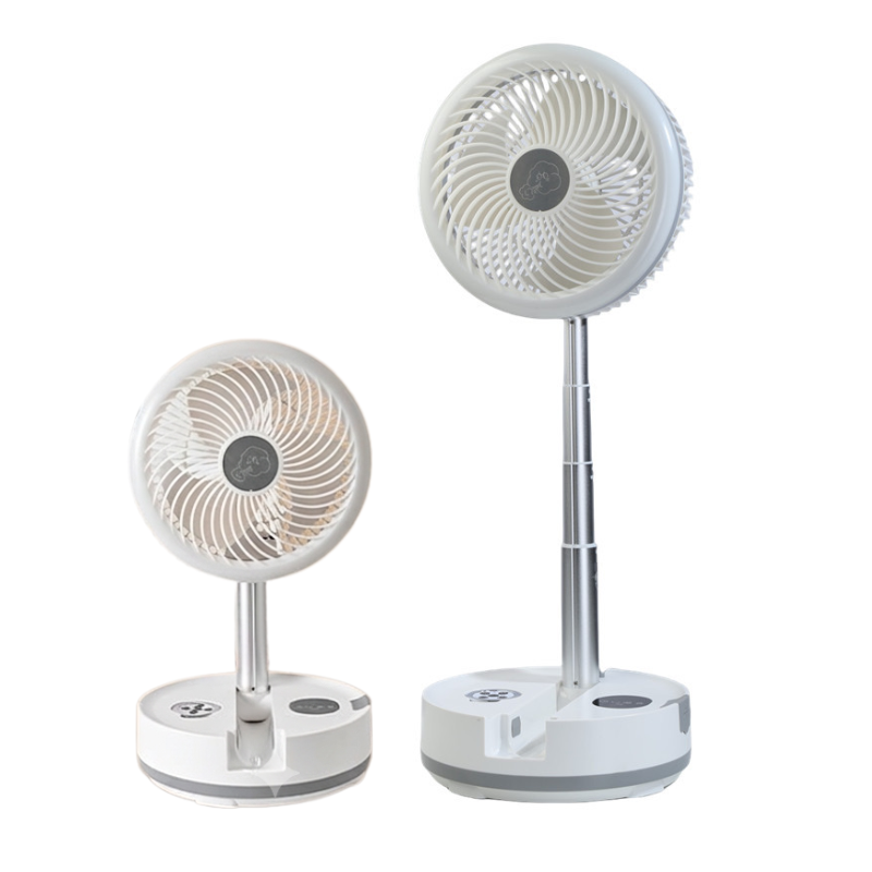 40,000mAh Rechargeable Portable Camping Fan 10" Foldable Oscillating Fan with LED Light, Remote Control & Fast Charging