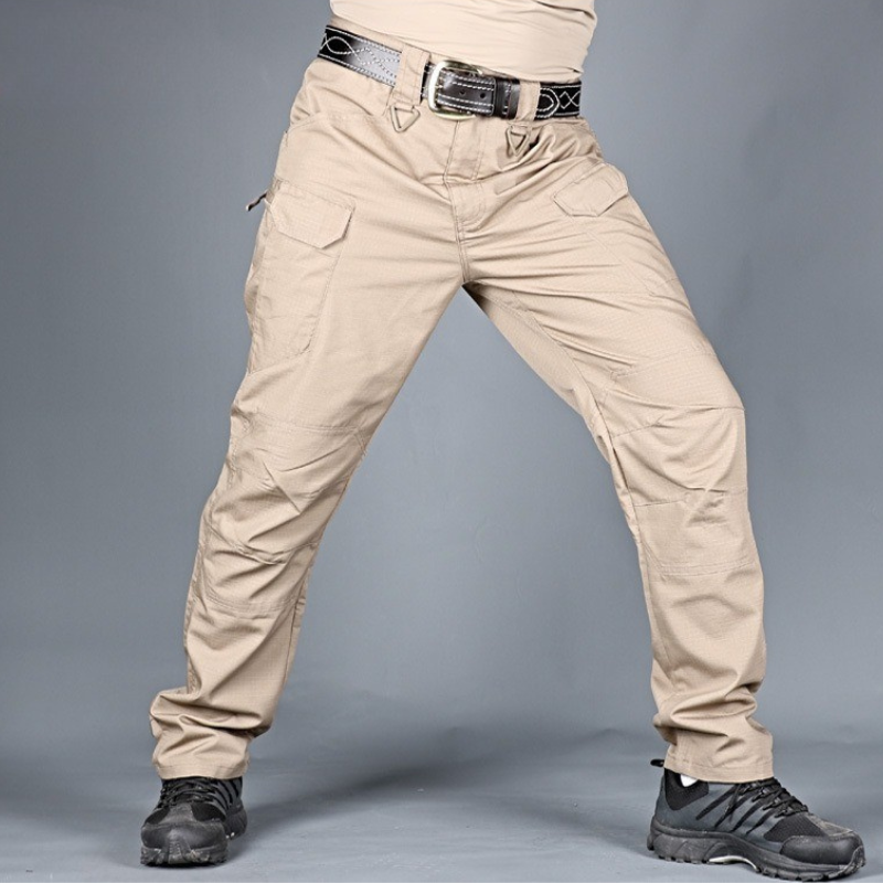Men's Tactical Cargo Pants Lightweight Ripstop Water-Resistant Stretch Work Pants Breathable Waterproof Hiking Utility Trousers with Multiple Pockets