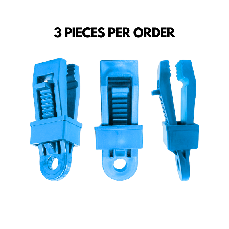 Heavy Duty Tarp Clips with Ball Bungees Adjustable Lock Grip Clamps for Tarpaulin, Tent, Canopy, Awning & Shade Cloth