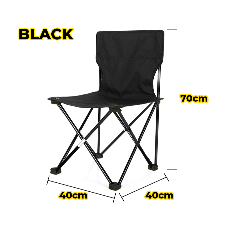 Ultra-Light Portable Camping Chair Compact Folding Chair with Cup Holder, Armrests & Carry Bag for Camping, Beach & Fishing