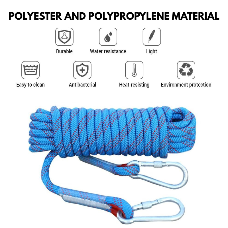 Static Climbing Safety Rope Outdoor Rescue Escape Rope