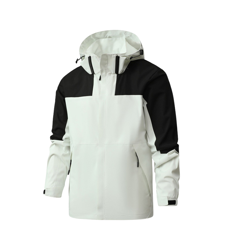 Men Lightweight Hooded Windbreaker Jacket Outdoor Hiking Fishing