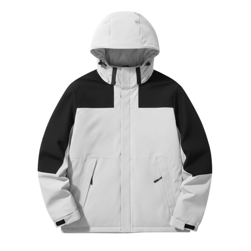 Men Lightweight Hooded Windbreaker Jacket Outdoor Hiking Fishing