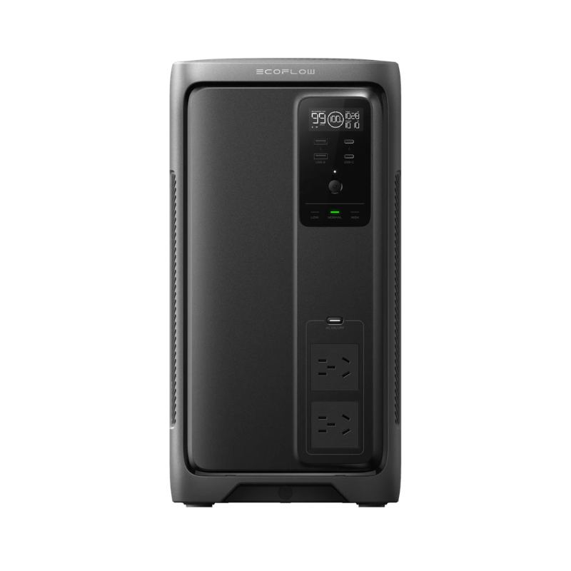 EcoFlow DELTA 3 Air 2000W Portable Power Station Lithium-Ion Battery Fast Charging Solar Generator for Camping Emergency Home Backup